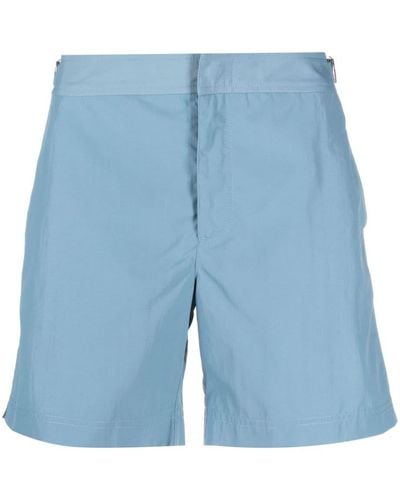 Orlebar Brown Logo-buckle Swim Shorts - Blue