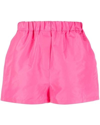 MSGM Shorts con vita elasticizzata - Rosa