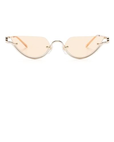 Gucci Sonnenbrille mit Cat-Eye-Gestell - Natur