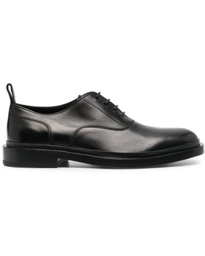 Officine Creative Concrete 002 Leather Derby Shoes - Black