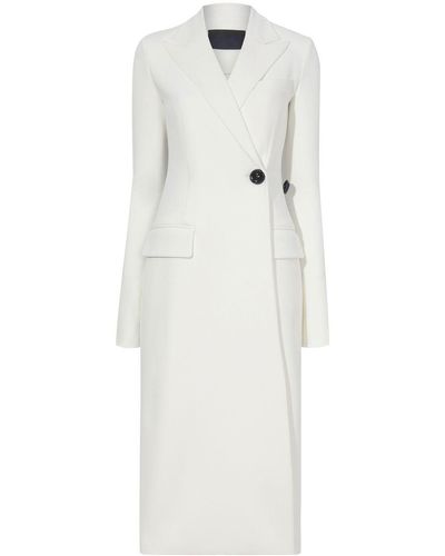 Proenza Schouler Single-breasted Button-front Coat - White