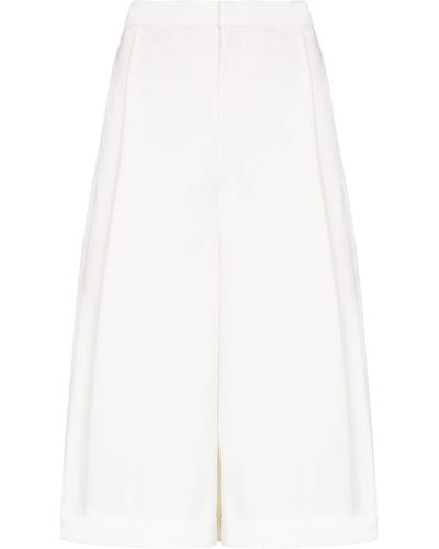 ANOUKI Wool Bermuda Shorts - White