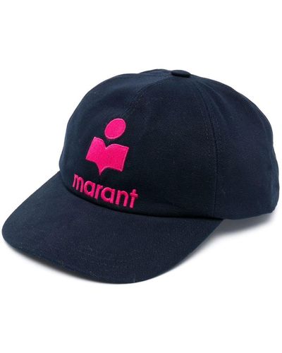 Isabel Marant Embroidered-logo Baseball Cap - Blue
