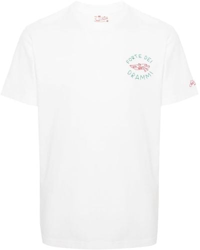 Mc2 Saint Barth X Insulti Luminosi Cotton T-shirt - White