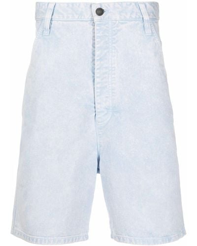 Ami Paris Oversize Denim Shorts - Blue