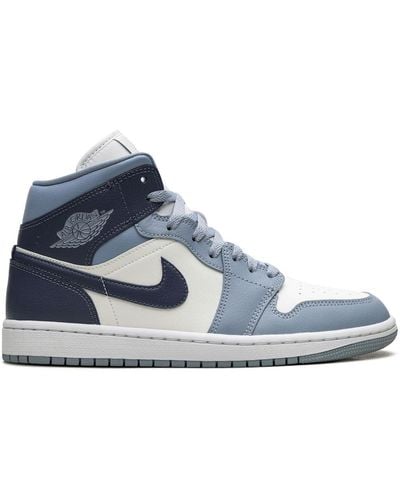 Nike Air 1 Mid "two-tone Blue" Sneakers - Blauw