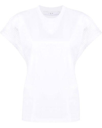 IRO Round Neck Short-sleeved T-shirt - White