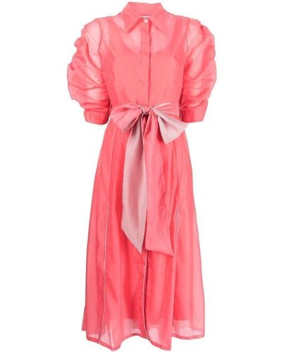 Baruni Tena Belted Dress - Pink
