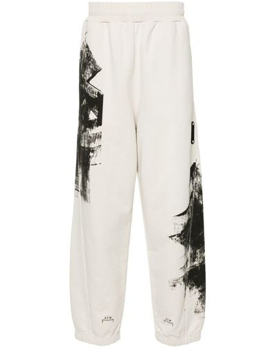 A_COLD_WALL* Brushstroke Cotton Track Pants - White