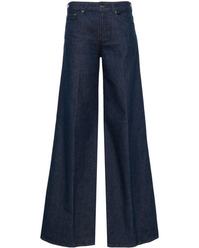 Dondup Marlen Wide-leg Jeans - Blue