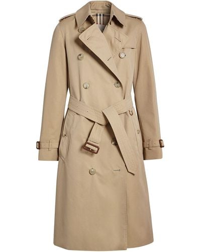 Burberry The Kensington Heritage Trench Coat - Natural