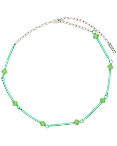Hugo Kreit Spark Chain Necklace - Green