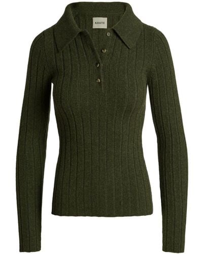Khaite The Hans Sweater - Green