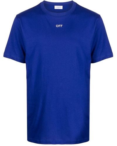 Off-White c/o Virgil Abloh Arrows Stitch Tシャツ - ブルー