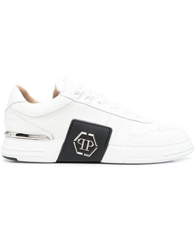 Philipp Plein Hexagonal Low-top Sneakers - White