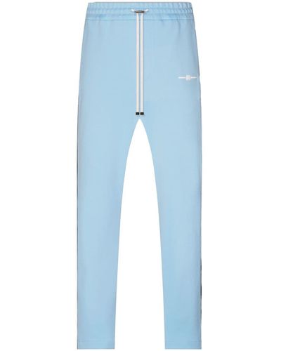 Amiri Pantalones de chándal con detalle a rayas - Azul