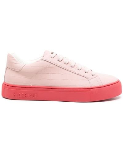 HIDE & JACK Essence Croco Sneakers - Pink