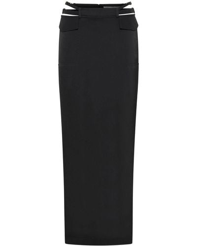 Dion Lee Pocket Column Skirt - Black