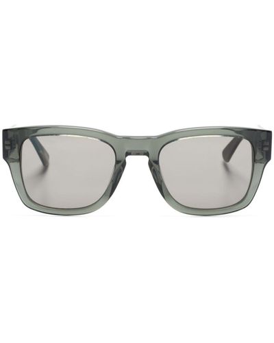 Calvin Klein Sonnenbrille mit eckigem Gestell - Grau
