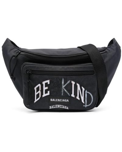 Balenciaga Explorer Be Kind Belt Bag - Black