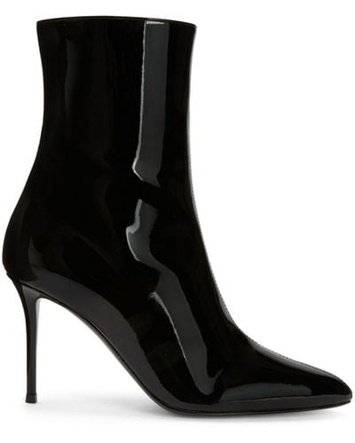 Giuseppe Zanotti Brytta 90mm High-shine Boots - Black