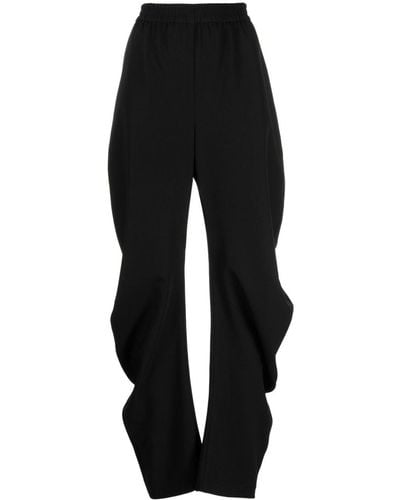 Puppets and Puppets Tapered Track Trousers - Black