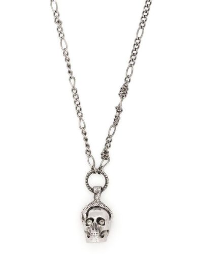 Alexander McQueen Victorian Skull Halskette - Mettallic