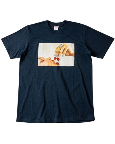 Supreme Cherries Tシャツ - ブルー