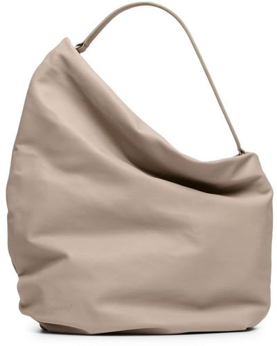 Marsèll Slouchy Leather Shoulder Bag - Natural