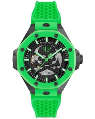 Philipp Plein $keleton Royal 46mm Horloge - Groen