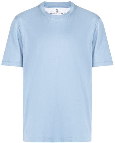 Brunello Cucinelli クルーネック Tシャツ - ブルー