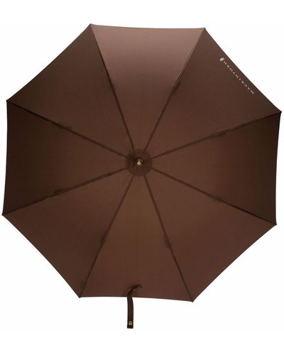 Mackintosh Paraplu Met Bamboe Handgreep - Bruin
