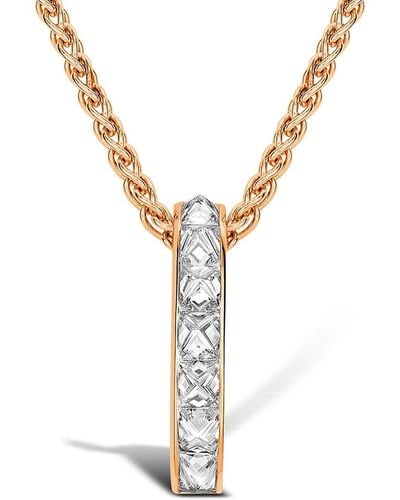 Pragnell Pendentif RockChic en or rose 18ct à diamants