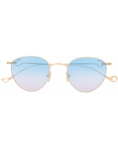 Eyepetizer Lune Pilot-frame Sunglasses - Blue