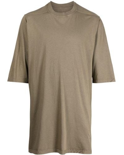 Rick Owens T-shirt Met Ronde Hals - Naturel