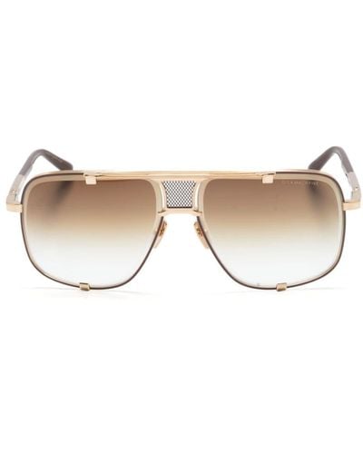 Dita Eyewear Mach Five Pilot-frame Sunglasses - Natural