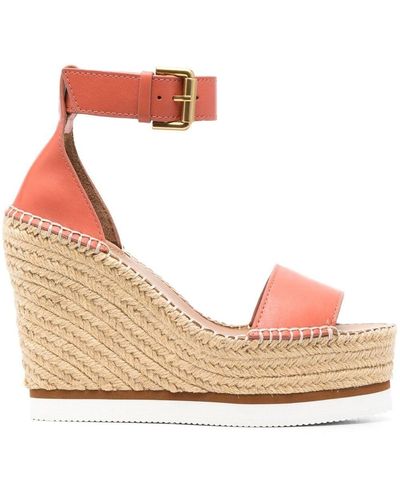 See By Chloé Espadrilles Met Open Neus - Naturel