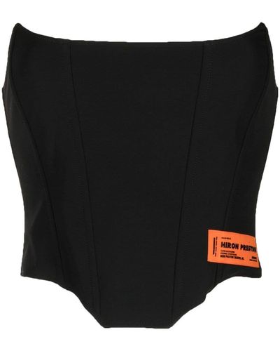 Heron Preston Top tipo body estructurado - Negro