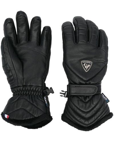 Rossignol Logo-patch Ski Gloves - Black