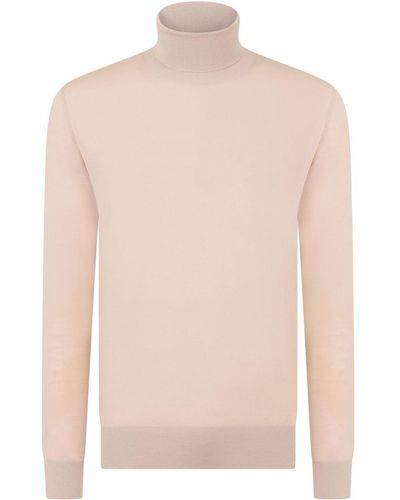 Dolce & Gabbana Roll-neck Cashmere Sweater - Natural