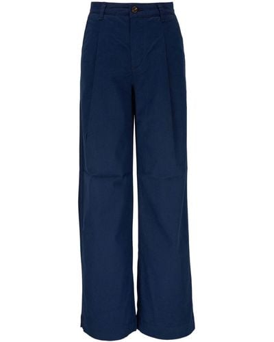 AG Jeans Pantalon Jules à coupe ample - Bleu