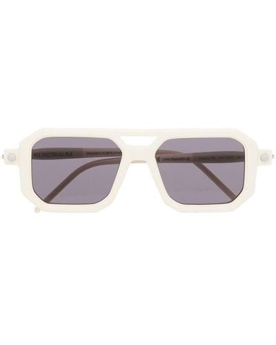 Kuboraum Square-frame Sunglasses - White