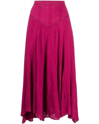 Isabel Marant Aline High-waisted Skirt - Pink