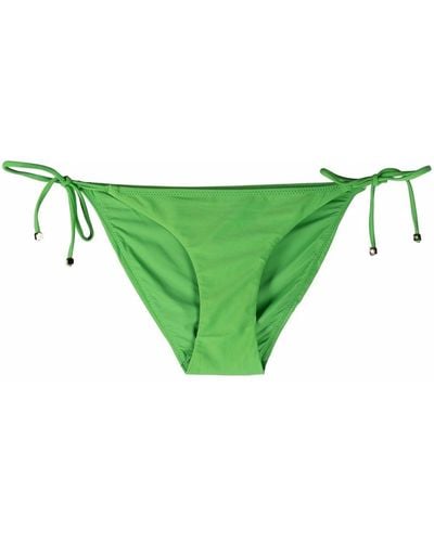 Nanushka Slip bikini con nodo laterale - Verde