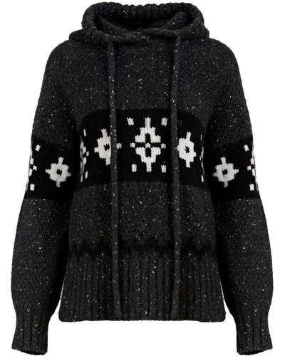 Khaite Dobbi Hooded Cashmere Sweater - Black