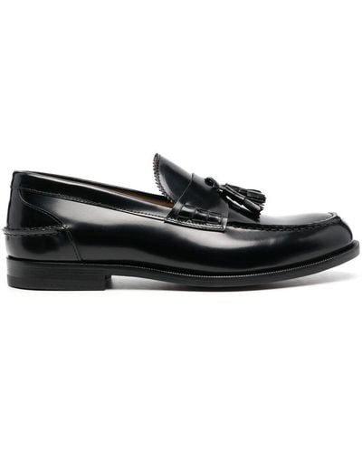 SCAROSSO Ralphine Tassel-trim Loafers - Black