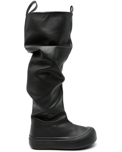 Yume Yume Fisherman Knee Boots - Black