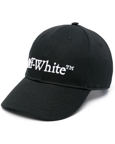 Off-White c/o Virgil Abloh Off- Embroidered Logo Baseball Cap With - Black