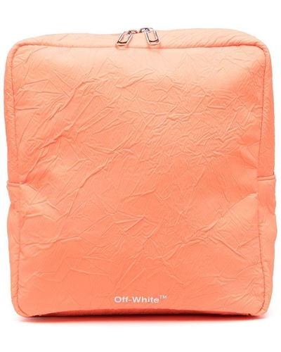 Off-White c/o Virgil Abloh Logo-print Messenger Bag - Orange