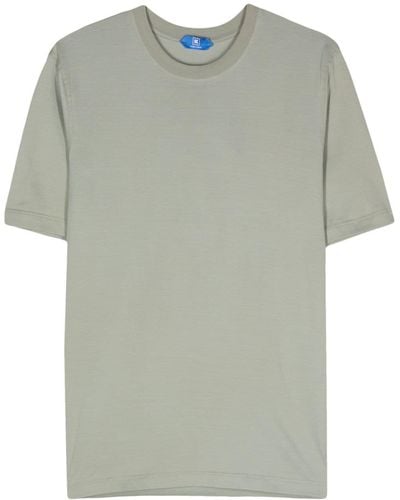 KIRED T-Shirt mit Kuss-Print - Grau